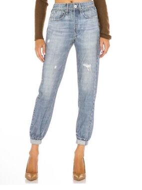 rag & bone Miramar Jogger Sweatpant Jeans XS Light Wash 100% Cotton